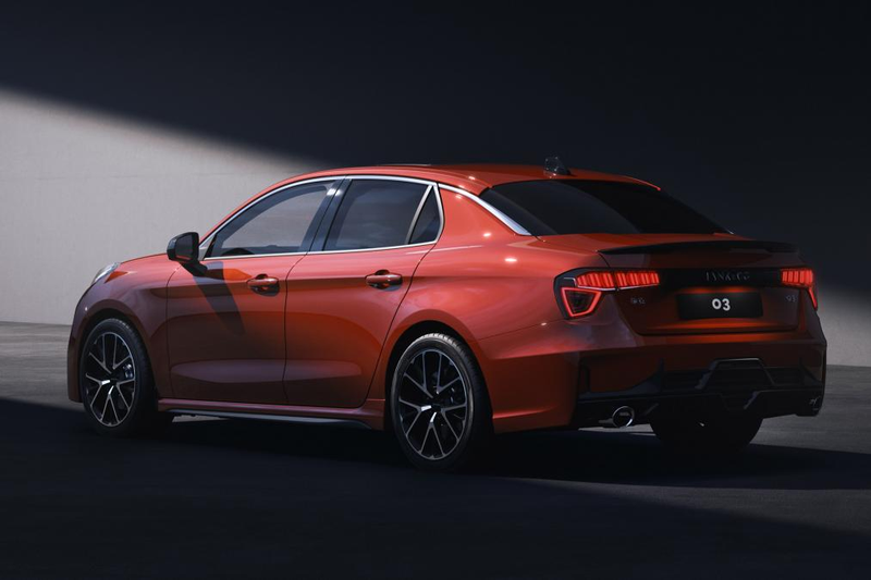 Illustration for article titled Here's The 2019 Lynk & Co 03 Sedan From Volvo's Weird Punk Cousin